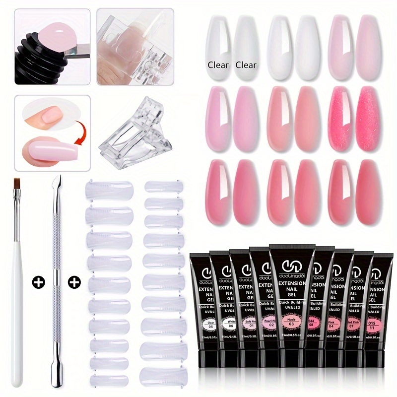 Nail Extension Form - مجموعة أدوات تزيين الأظافر في الصالونات