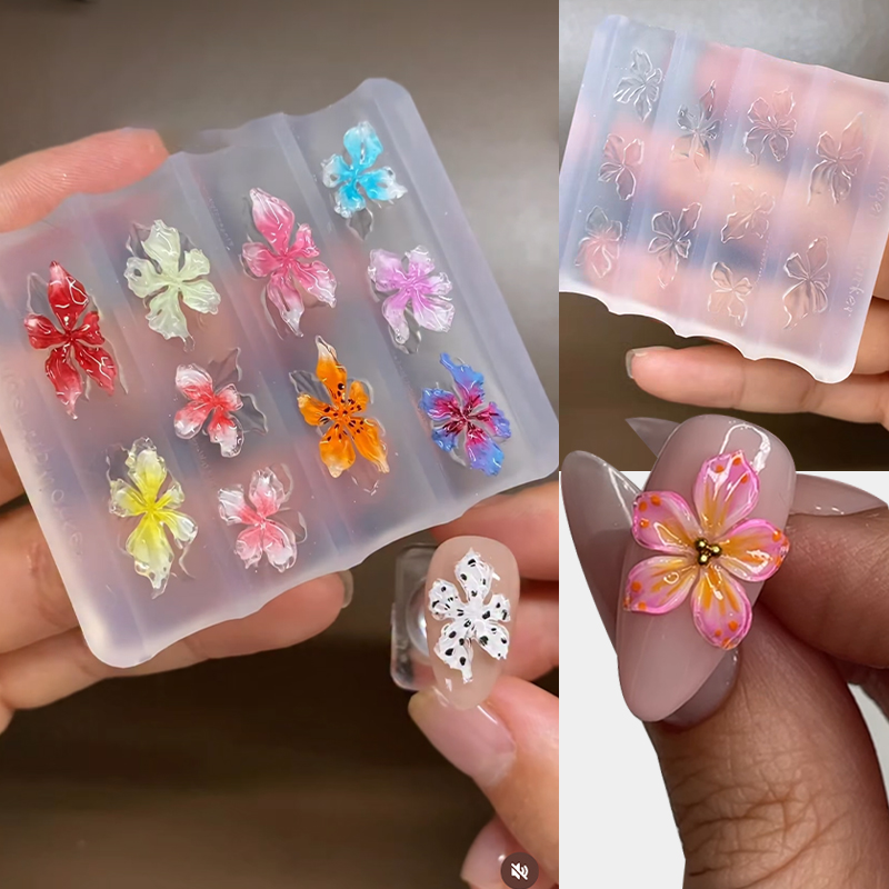Nail Extension Form - قالب سيليكون ثلاثي الأبعاد لتصميم الأظافر