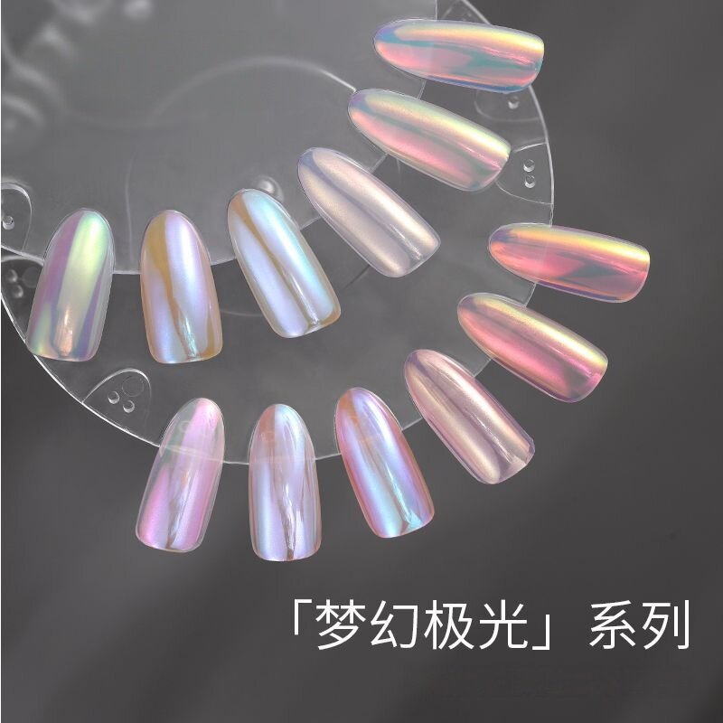 بودرة كروم يونيكورن نيون بـ 7  - مراجعة Nail Glitter Chrome وسعره