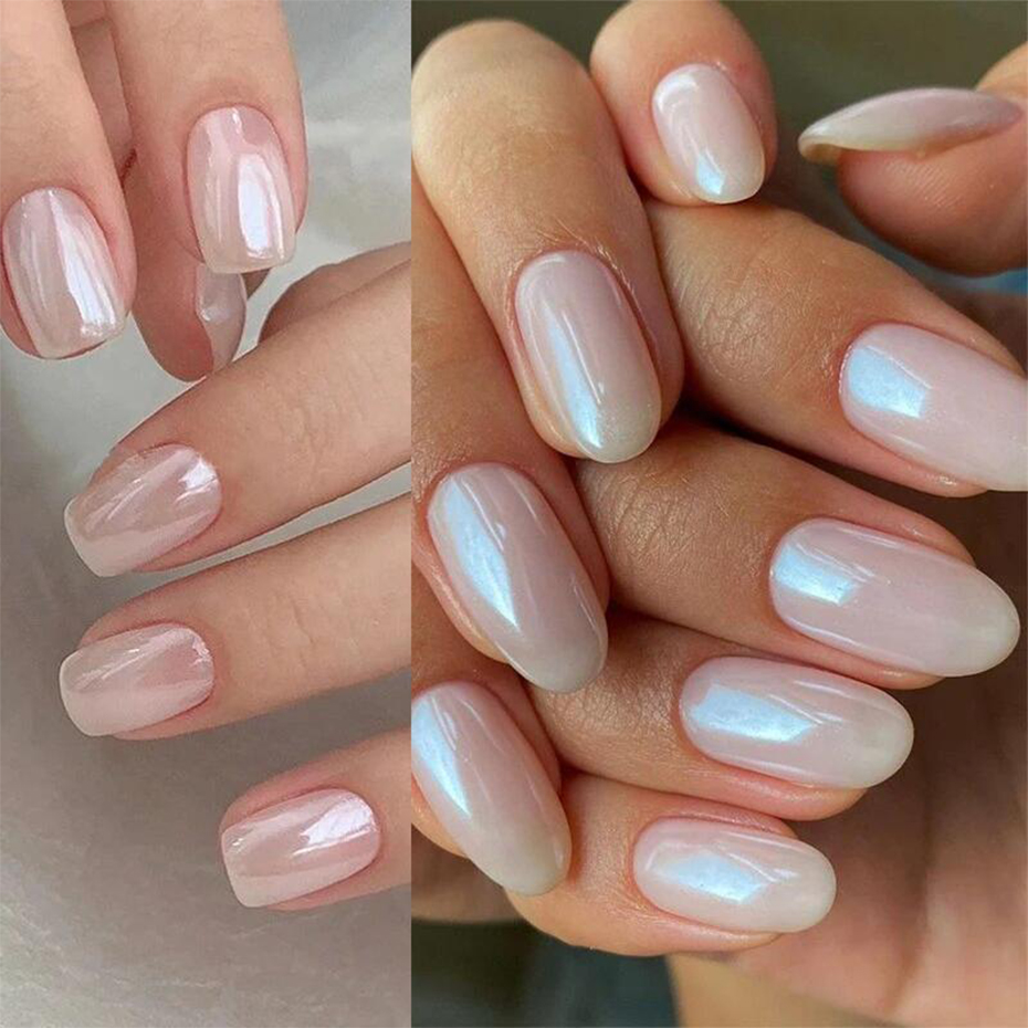 مسحوق بريق الأظافر باللون الأب - مراجعة Nail Glitter Chrome وسعره