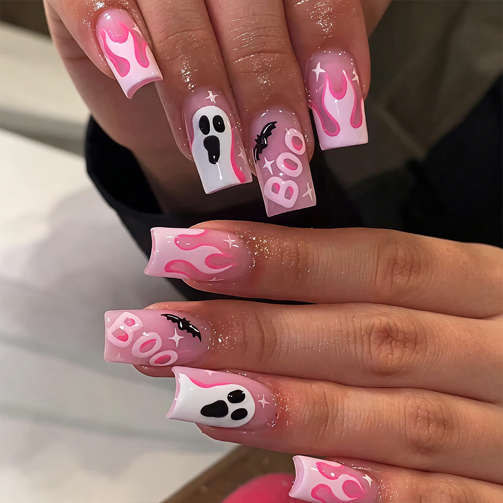 24 قطعة من أظافر الهالوين الاص - مراجعة Nail Art Jelly وسعره