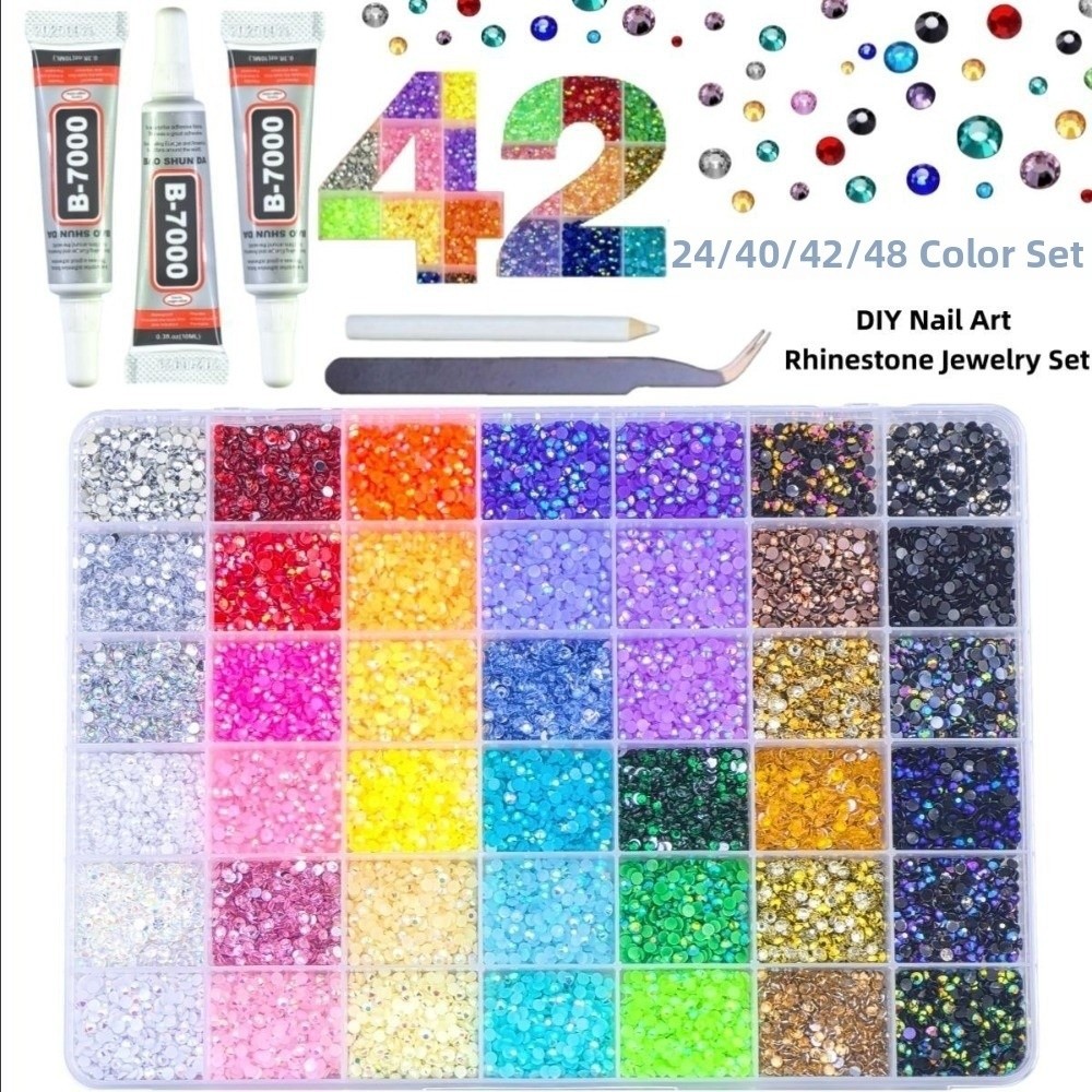 مجموعة أحجار الراين الراتنجية  - مراجعة Nail Art Jelly وسعره