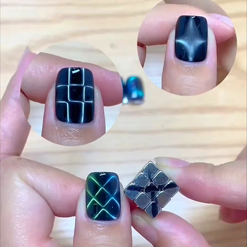 27 قطعة عين القط المغناطيس مكع - مراجعة Striping Tape Nail وسعره