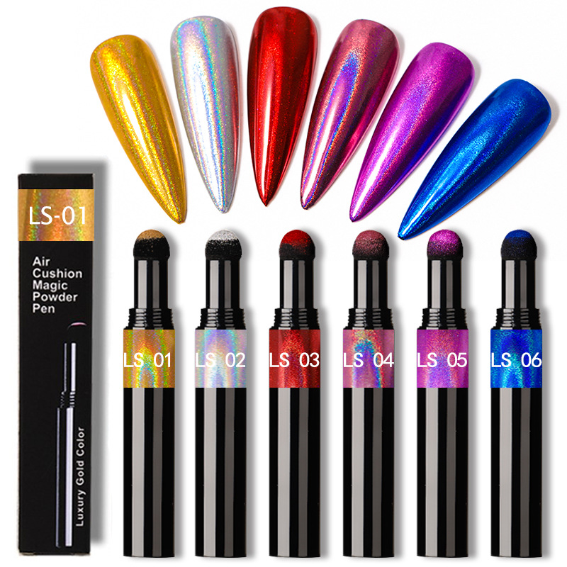مسمار الفن بريق مرآة مسحوق وسا - مراجعة Nail Glitter Chrome وسعره