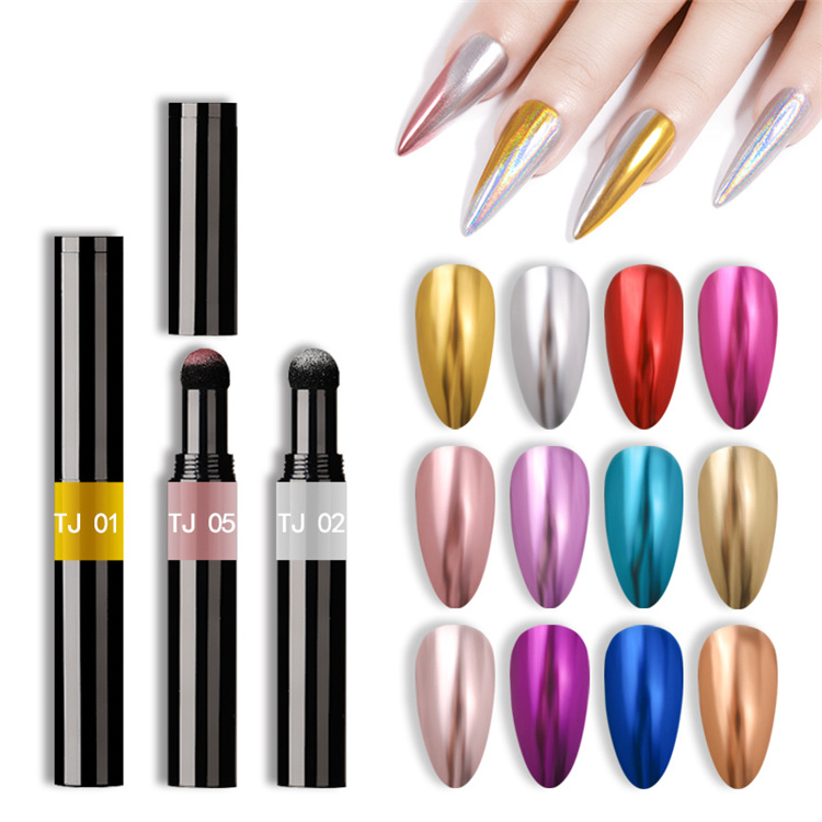 مسمار الفن بريق مرآة مسحوق وسا - مراجعة Nail Glitter Chrome وسعره