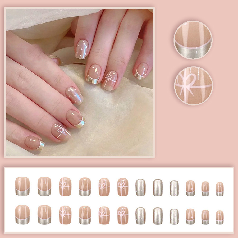 أظافر صناعية قصيرة مربعة الشكل - مراجعة Nail Art Red Cherry وسعره