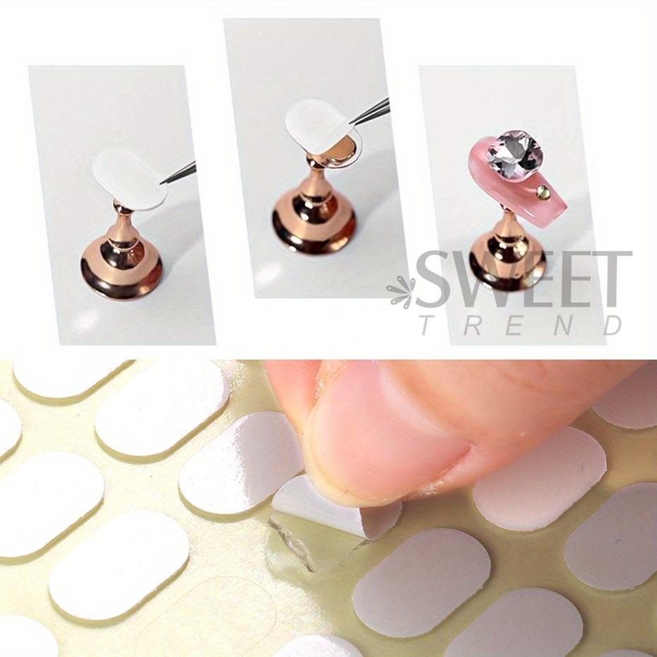 400 نصائح شفافة شريط لاصق على  - مراجعة Striping Tape Nail وسعره