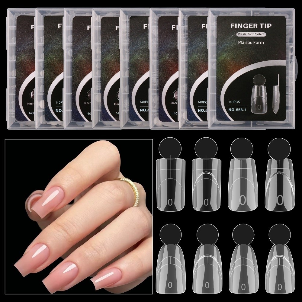 140 قطعة من قوالب الأظافر الفر - مراجعة Nail Extension Form وسعره